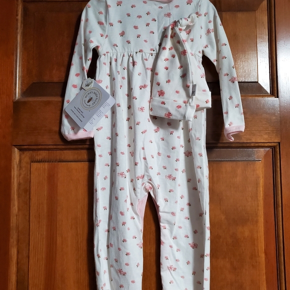 Burts Bees Pajamas / Bodysuit 18 month NWT - Picture 2 of 2